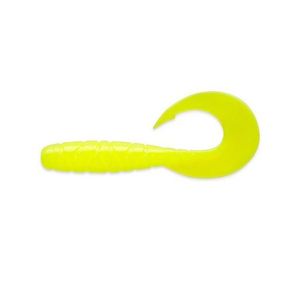 FISHUP Mighty Grub 11,43cm (4buc.), #046 - Lămâie Naluciță din plastic
