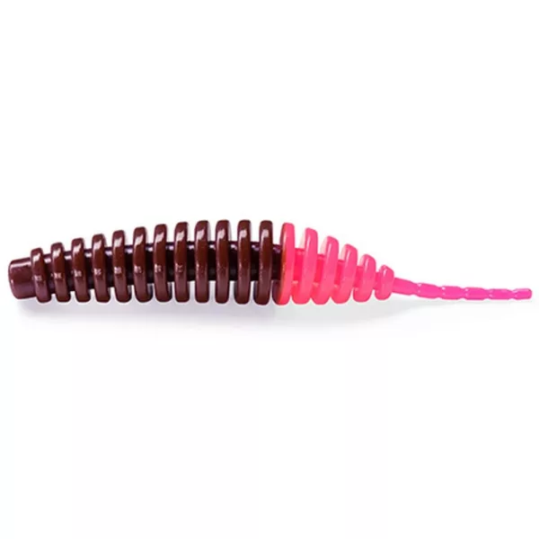 FISHUP Tanta 5,08cm (9buc.), #139 - Râmă/Roz Fierbinte Naluci de plastic