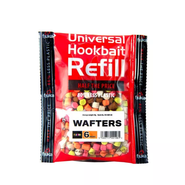 Fjuka Wafters Mixed Colours 6mm Reîncărcare Wafters în ambalaj 50gr