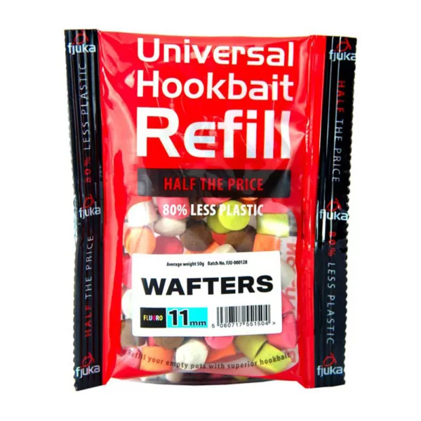 Fjuka Wafters Mixed Colours 11mm Reîncărcare Wafters în ambalaj 50gr