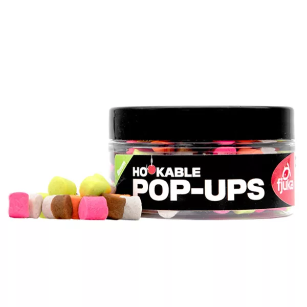 Fjuka Pop-Ups Mixed Colours 6mm Pop Up În Ambalaj de Reumplere 50gr