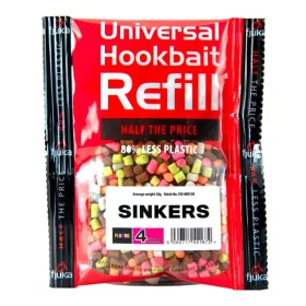   Fjuka Sinkers Mixed Colours 4mm Momeală Scufundătoare în Ambalaj de Reumplere 50gr