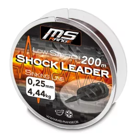 MS Range Shock Leader 0,25mm 200m Monofil Előkezsinór