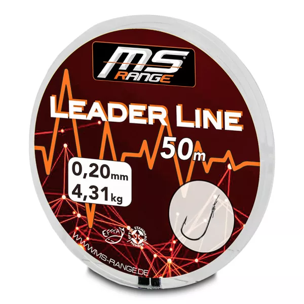 MS Range Átlátszó 0,14mm 50m Monofil Előkezsinór