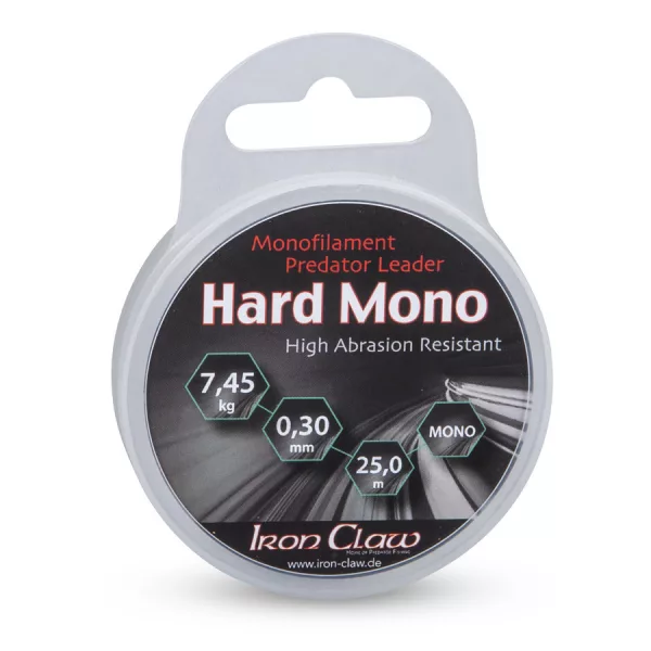Iron Claw Hard Mono Ultra-Clear 0,55mm 25m Monofil Előkezsinór