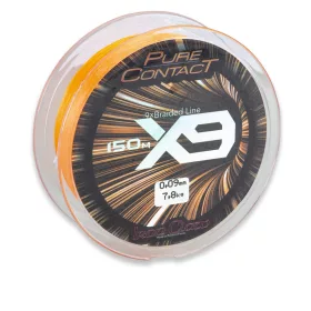   Iron Claw Pure Contact X9 Narancssárga 0,16mm 150m Fonott Főzsinór