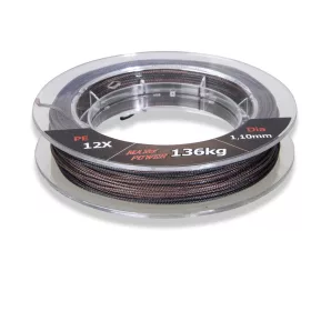   Uni Cat Camou 12X Barna-Fekete 1,00mm 25m Fonott Előkezsinór