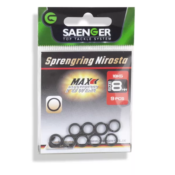 Saenger Nirosta 8mm Kulcskarika 9db
