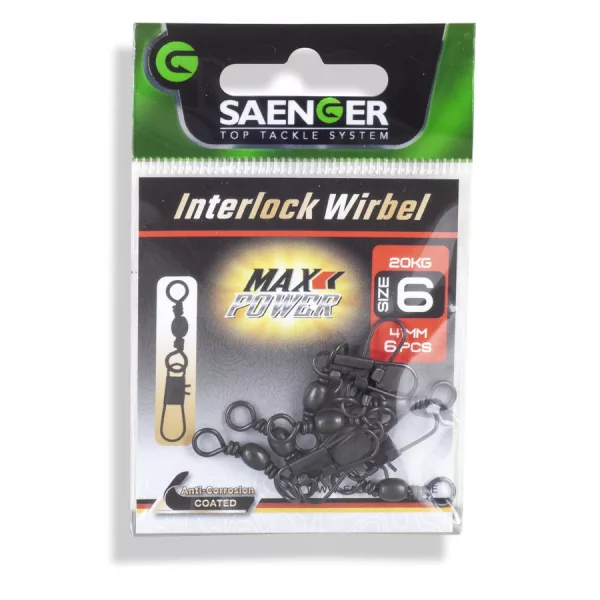 Saenger Interlock 8 Forgókapocs 6db