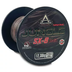   Anaconda Jungle SX-8 Kamuflázs 0,25mm 600m Süllyedő Fonott Főzsinór