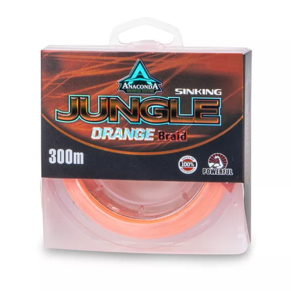 Anaconda Jungle Orange Narancssárga 0,28mm 300m Süllyedő Fonott Főzsinór