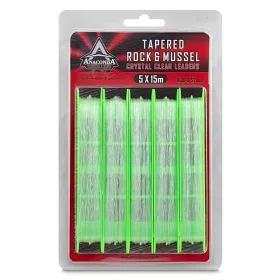   Anaconda Tapered Rock & Mussel Átlátszó 0,30-0,57mm 15m Előtétzsinór 5db