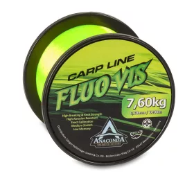   Anaconda Fluovis Green Carp Line Zöld 0,28mm 1200m Monofil Főzsinór