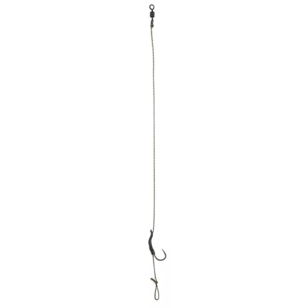 Anaconda Piercer RS Line Aligner Rig B-988 MB 4 Füles, Szakállas Fonott Előkötött Horog 2db