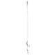 Anaconda Piercer RS Line Aligner Rig B-988 MB 6 Füles, Szakállas Fonott Előkötött Horog 2db