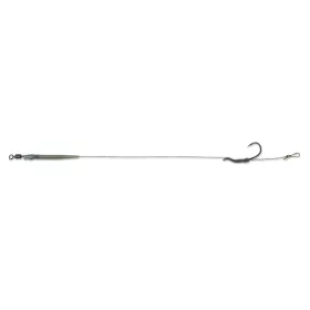   Anaconda Piercer Line Aligner Rig Power Carp C4 6 Füles, Szakáll Nélküli Fonott Előkötött Horog 2db