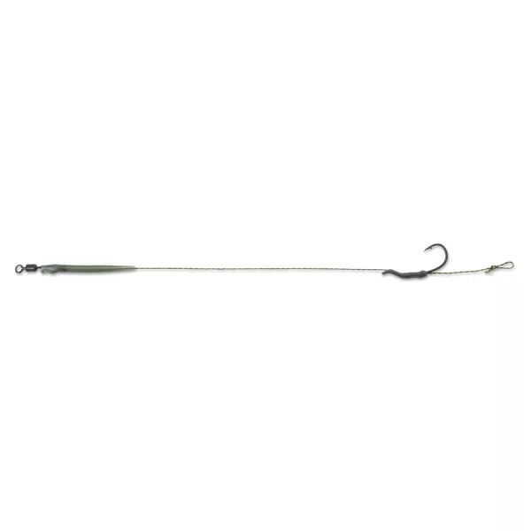 Anaconda Quick Change Line Aligner Rig Power Carp C4 6 Füles, Szakállas Fonott Előkötött Horog 3db