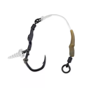  Anaconda Ready Ronnie Angle Chod Stiff Rig 8 Füles, Szakállas Előkötött Horog 3db