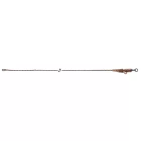   Anaconda Jungle Flexi Ring Swivel Safety Clip Leadcore Barna 60lb 80cm Előtétzsinór 3db