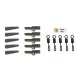 Anaconda Quick Change Safety Lead Clip Kit Zöld Ólomklipsz Készlet 5db