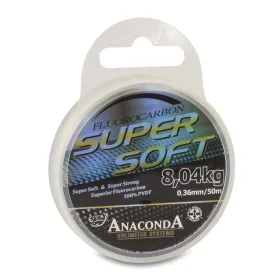   Anaconda Super Soft Fluorocarbon Átlátszó 0,50mm 50m Monofil Előkezsinór