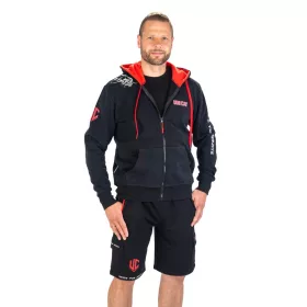 Uni Cat Team Zipper Kapucnis Pulóver 2XL