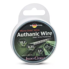 Iron Claw Authanic Wire 0,30mm 5m Fonott Acélelőke