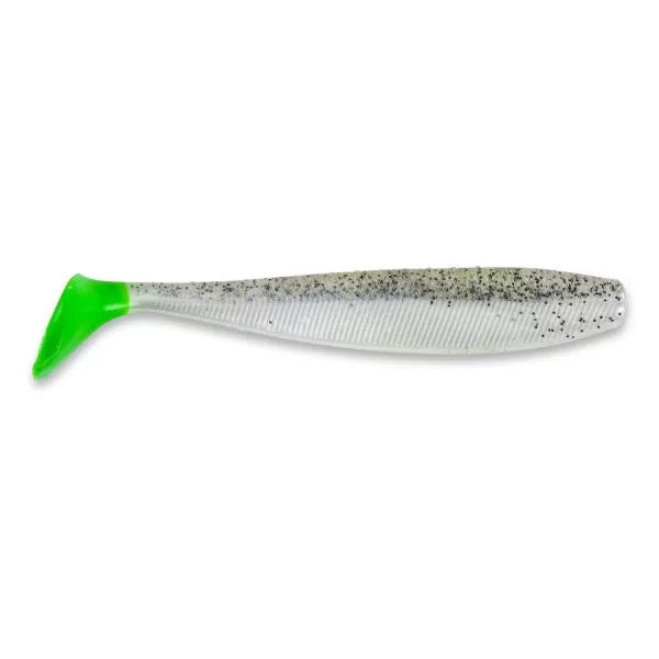 Iron Claw Just Shad SPC Salt n Pepper Chartreuse 7,5cm Gumihal