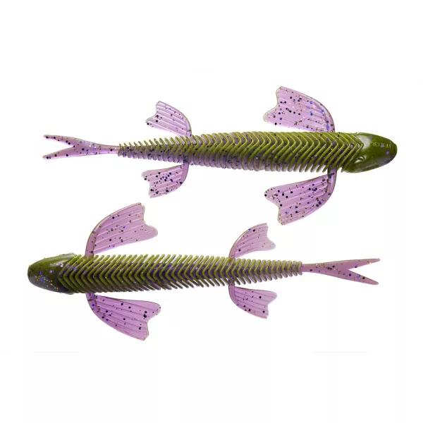 Bite On Fury Green LOX 9cm 3,4gr Lebegő Plasztik Csali 5db