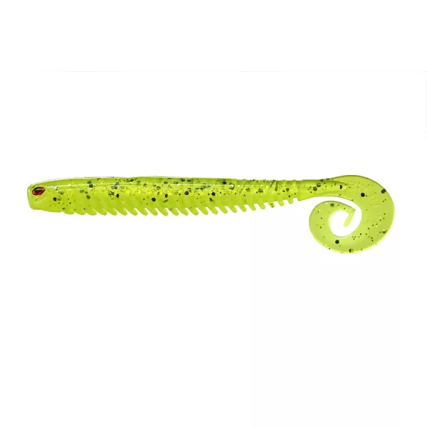 Bite On Rib Worm Green Rose 10cm 5gr Twister 5db