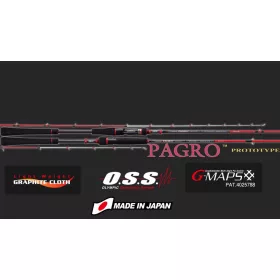   Graphiteleader Nouvo Pagro Cast GNPC-6102L-S R Fast 2,05m 100gr Lansetă de spinning din 2 bucăți
