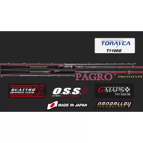   Graphiteleader Pagro Prototype GPPS-702ML R-Fast 2,08m 100gr Lansetă de spinning din 2 bucăți