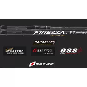   Graphiteleader Finezza Prototype ST Limited 20GFINPC-742ML-T Fast 2,26m 3-15gr 2 Bucăți Lansetă de Spinning