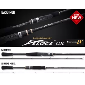   Graphiteleader Veloce UX 21GVELUC-74X R-Fast 2,24m 3oz 84gr Lansetă de spinning din 2 bucăți