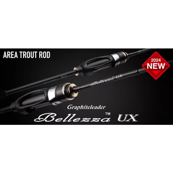 Lansetă de spinning din 2 piese Graphiteleader Bellezza UX 24GBELUS-622SUL-T 1,88m 0,5-5gr