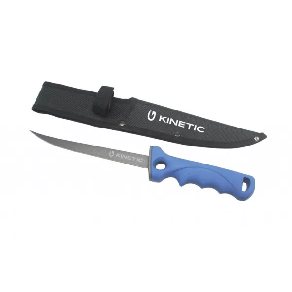 KINETIC Fillet Knife Soft Grip 17,78cm Blue/Black Cuțit
