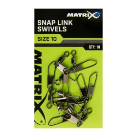 Matrix Snap Link Swivels Vârtej cu agrafă 14 10 buc