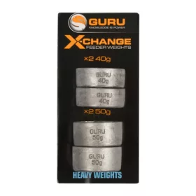   Guru X-Change Distance Feeder Pack Heavy accesoriu coș lateral 40+50gr - Set de greutăți interschimbabile