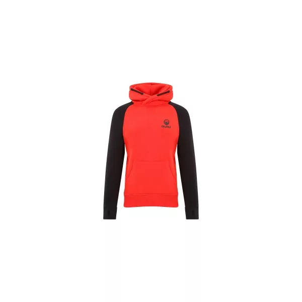 Guru - Hoodie Red/Black - Pulover cu glugă - M