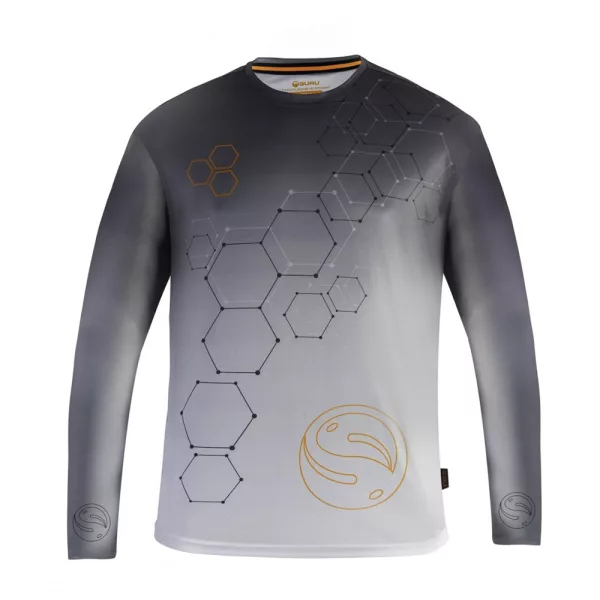 Guru Hexagon Sun Core UPF 50+ Tricou cu Mânecă Lungă cu Filtru UV S