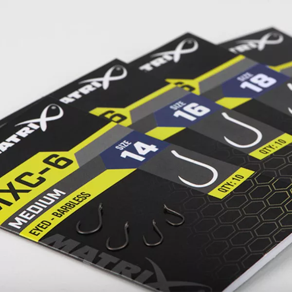 Matrix MXC-6 18 Cârlige fără barbă cu ochet 10buc