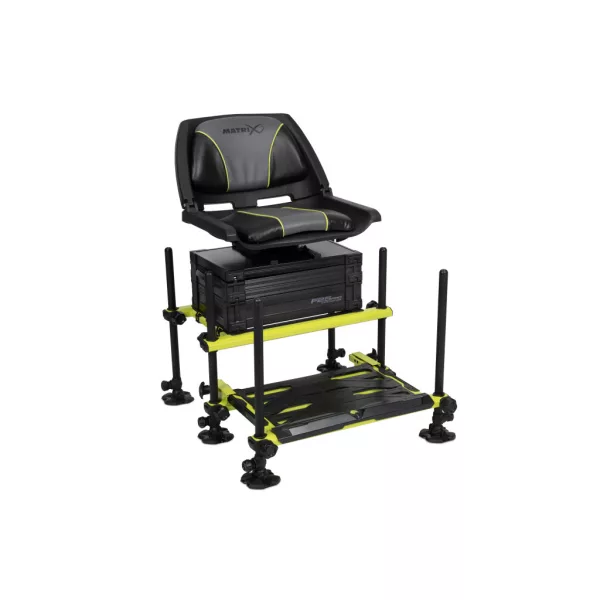 Matrix F25 Pro Swivel Seatbox Ladă de competiție - Lime Edition