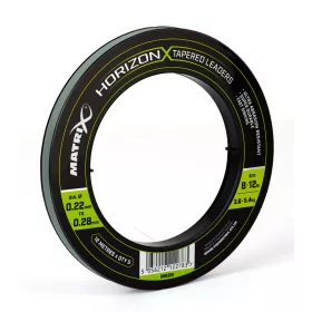   Matrix Horizon® X Lidere Conice Matrix Horizon X Tapered Shock Leader - 8lb / 12lb (12m) x5 Fir monofilament