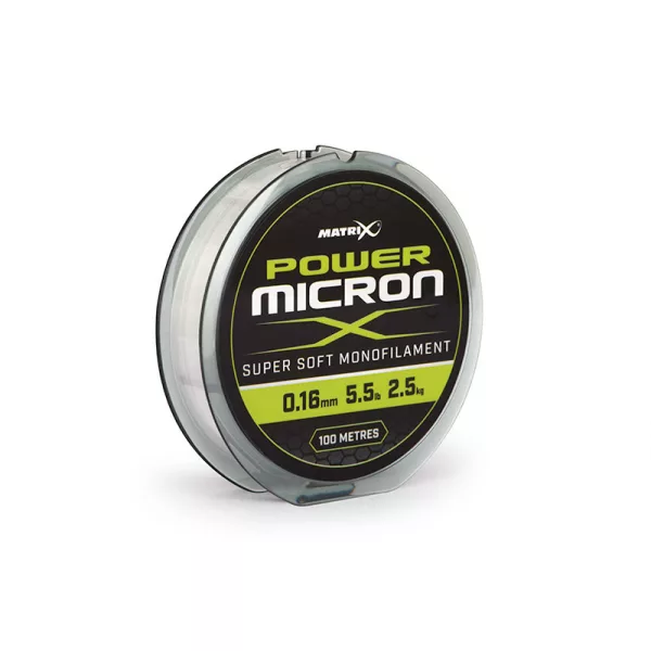 Matrix Power Micron X 0.16mm - 5.5lb 100m Fir monofil