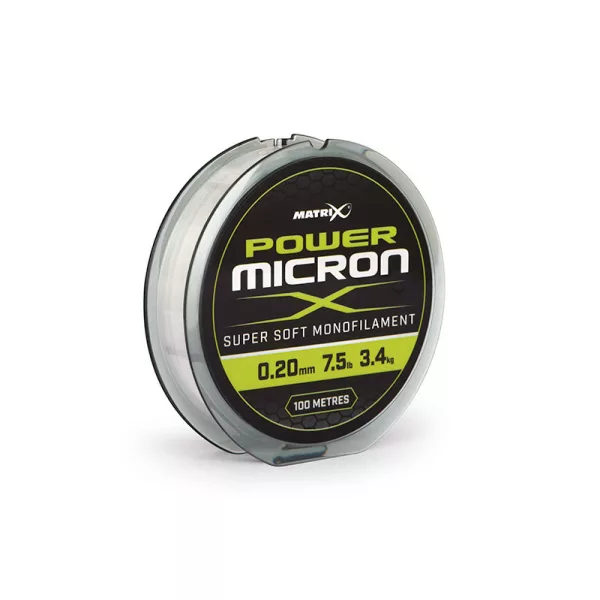 Matrix Power Micron X 0.20mm - 7.5lb 100m Fir monofil