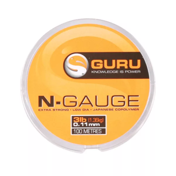 Guru N-Gauge fir pentru forfac - 9lb (0,22mm) - 100m