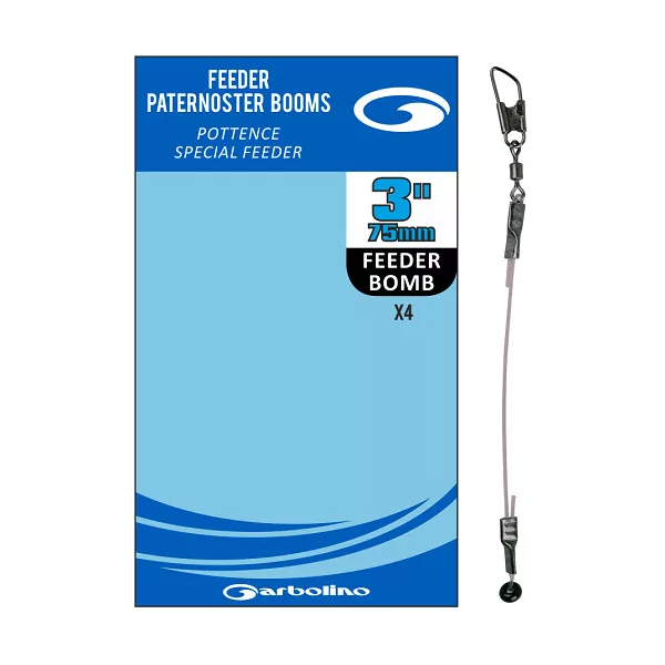Garbolino Feeder Paternoster Booms - Conector feeder - Suport coșuleț feeder