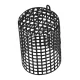Garbolino Baiting Feeder Stamped Metal Coș lateral neplumbuit cu capăt închis