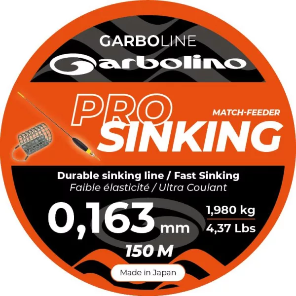 Garbolino Garboline Pro Sinking 0,14mm 150m Fir Monofil Principal