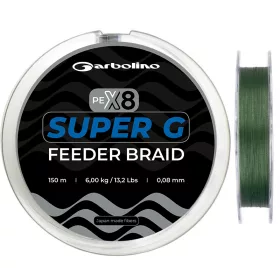   Garbolino Super G Feeder Braid 0,12mm 150m fir textil feeder / fir textil